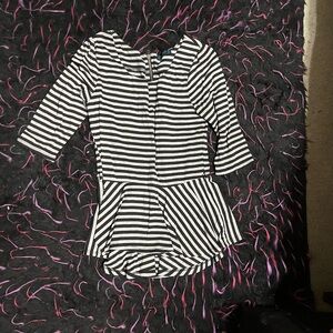 Spoiled Monochrome Striped Top